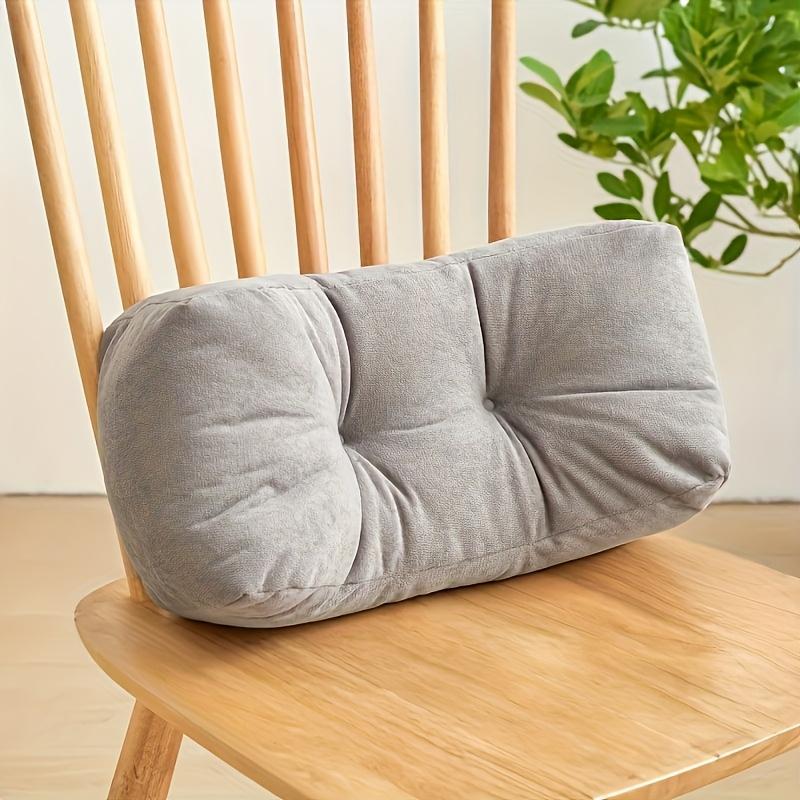 1pc Gorgeous Lumbar Pillow for Napping, Student Backrest Cushion, Chair Cushion, Office Sleeping Pillow
