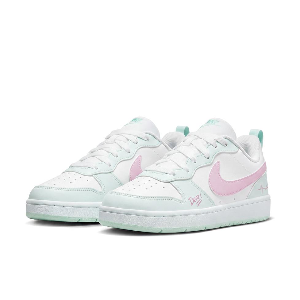 Nike Court Borough Abrasion Resistant Breathable Skateboard Shoes Women's FZ3539-100(Team1938-)