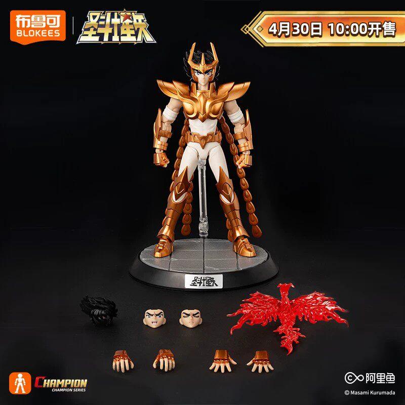 Blockees Saint Seiya Феникс Икки Близнецы Сага Фигурка Действия Сборная Фигурка Аниме Коллекционная Игрушка Подарок
