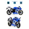 1:12-масштабная модель Suzuki GSX-R1000R из сплава, гоночный мотоцикл, литая под давлением уличная модель мотоцикла повышенной проходимости, высокая имитация, детская игрушка в подарок