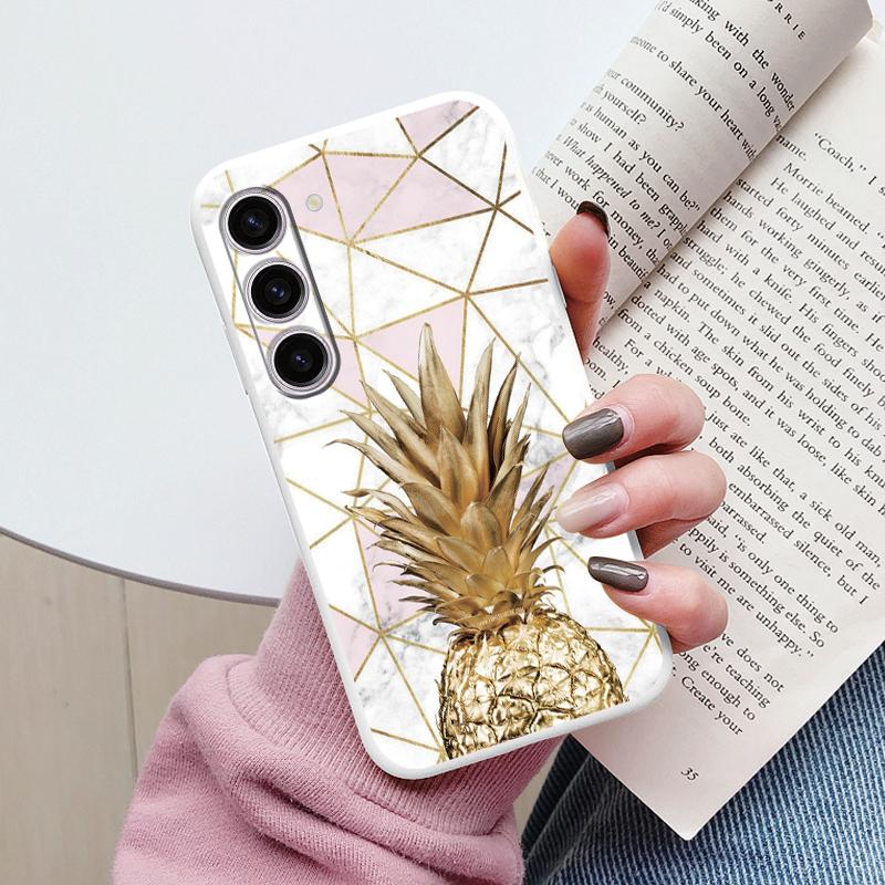 Чехол для Samsung A55 5G Задняя крышка Защитный силиконовый Funda Модный Мраморный Каменный Текстурный Coque для Samsung Galaxy A54 A56 Capa