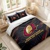 Bedding Set 1 Duvet Cover 2 Pillowcases Queensland Maroons Print Bedroom Home Decoration