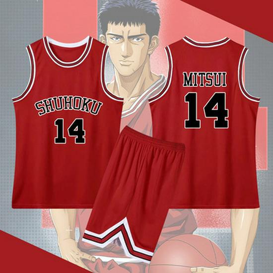 Классический набор формы для баскетбола Slam Dunk: Ханамичи Сакураги №10 и Каэде Рукава №11 - Индивидуальная баскетбольная форма