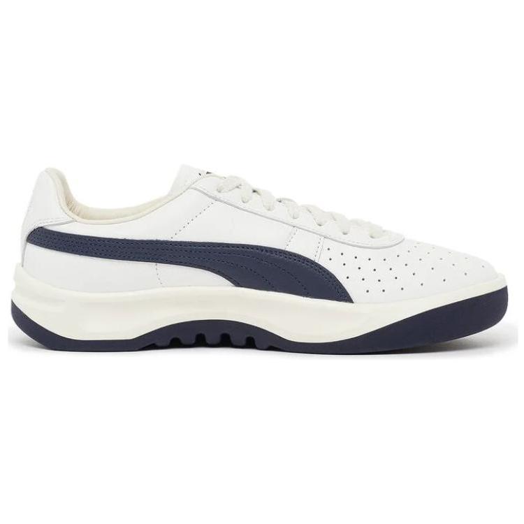 Puma GV Special белые темно-синие кроссовки унисекс Frosted-Ivory 396509-04
