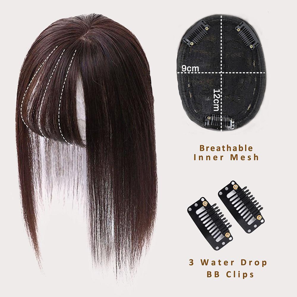 Парик с 3D челкой, женский бесшовный высокотемпературный парик, верхняя сменная крышка, белые волосы, искусственная челка