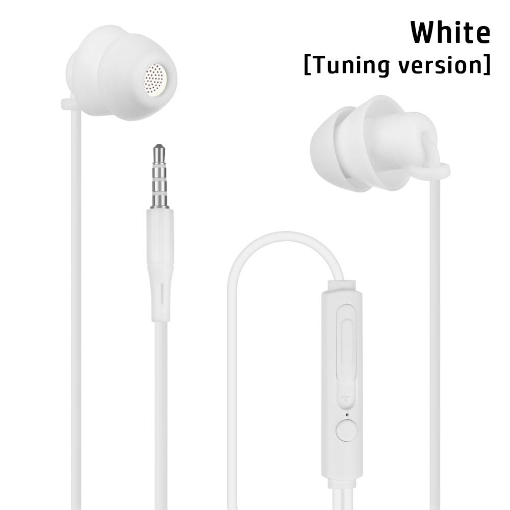 3.5mm Silica Gel Noise Reduction Earphones In-Ear Headset Sleep Headphones Noise Reduction