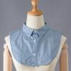 Striped Shirt Detachable Collar XS-M Fake Collar for Children Removable Blouse Half Shirt Kids Lapel False Collar Boys Faux Col