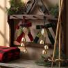 Crisp Sound Xmas Tree Pendant Creative Christmas Decoration Bells  Holiday Party Decorations