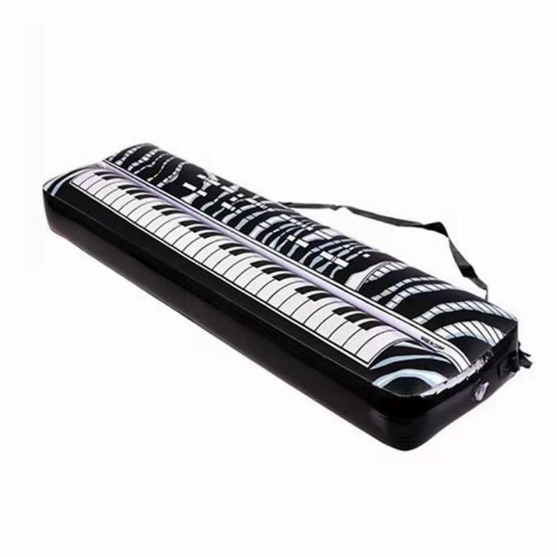 Набор надувных музыкальных инструментов из ПВХ для детей - Гитара и Микрофон, реквизит для сценических вечеринок.