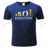 New Funny Casual T Shirt Alien Evolution Costume Alien Vs Predator Men's Summer Short Sleeve Top Cotton Design Tshirt Plus