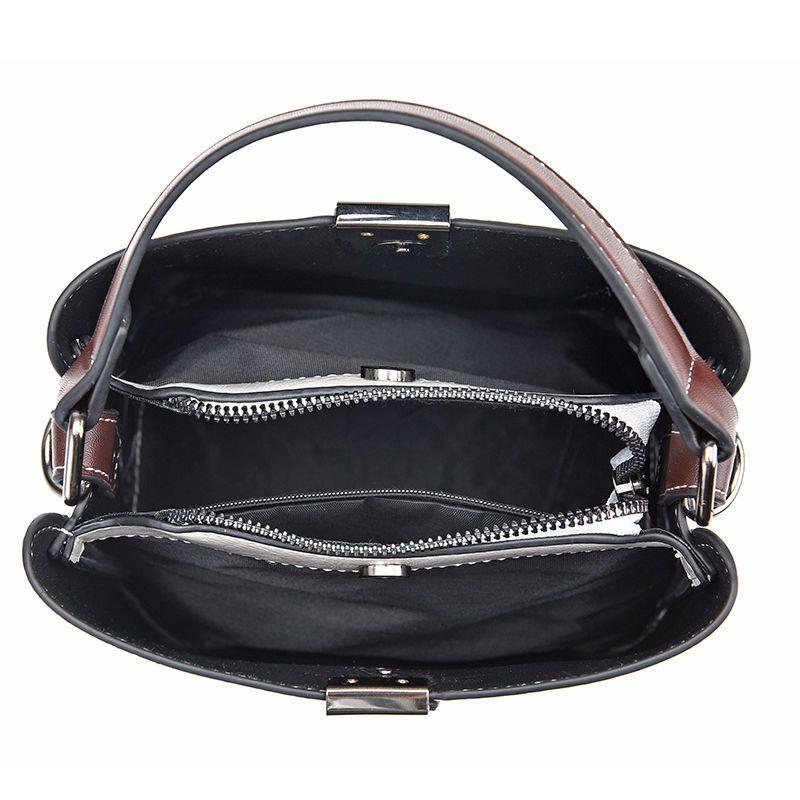 Винтажные роскошные сумки из искусственной кожи, сумки через плечо для женщин, новые модные сумки-ведра большой вместимости