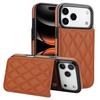 Luxury Rhombic Lattice Leather Wallet Phone Case For iPhone 17 Pro Max Air 17e 16e 15 14 Plus 13 12 Mini 11 Card Slots Cover