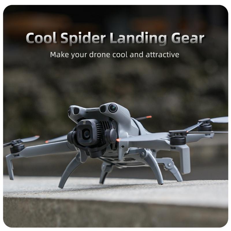 Foldable Landing Gear Drones Leg Extenders for Mini 5Pro Drones Elevations Height Increase and Stability Protections