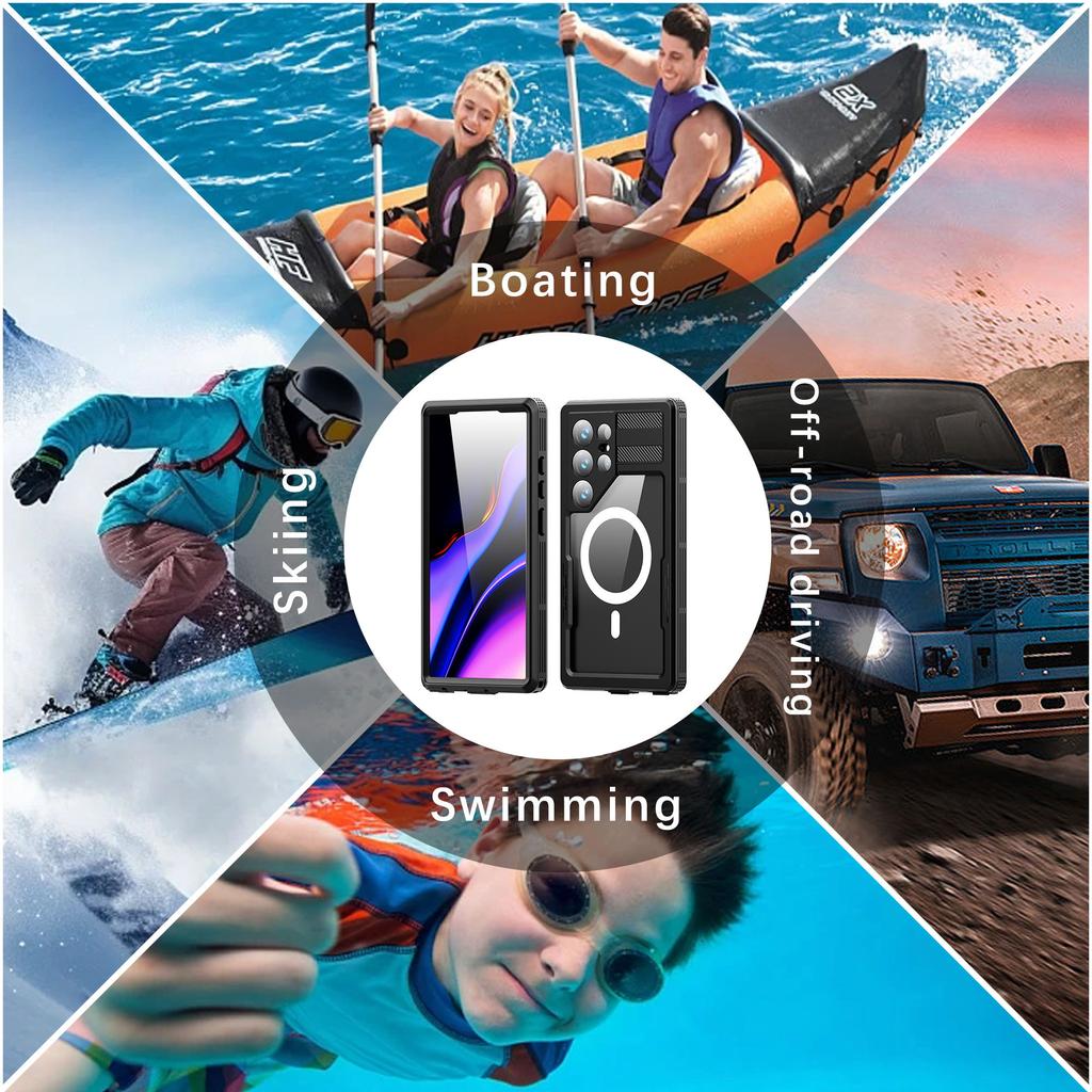 Водонепроницаемый чехол IP68 для Samsung Galaxy S24 S25 Ultra S24 Plus для активного отдыха, дайвинга, пыленепроницаемый, водонепроницаемый, подводный чехол