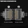 50/100 шт. Разъем RJ45 Cat6 Cat5e экранированный, модульный штекер, сетевые штекеры для кабеля, позолоченный, адаптер для кабеля Ethernet, аппаратное обеспечение для ПК