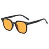 New Blush Whitening Plain Sunglasses Women's Big Frame Thin High Value Sunglasses Korean Version of Cute Girl Glasses