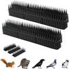 8/12pcs Anti Climb Anti Bird Spike Strip Waterproof Pigeon Deterrent Spikes  Garden Fence
