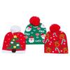 2025 Autumn and Winter New Christmas Hat Temu Santa Elk Cold Hat Christmas Knitted Hat Women