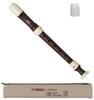 Yamaha YRS-322B Baroque Soprano Recorder with Rosewood Fingering, Cleaning Rod, Cloth Case, Fingering Chart, and ABS Resin Cap Set
