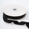 Лента с нитью Черно-белая Отбеленная Полиэстеровая Репсовая лента Однотонная Репсовая лента Аксессуары для одежды Тесьма