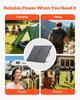 VEVOR 100W Foldable Solar Panel with Frame, 16BB N-Type Portable Monocrystalline Solar Panel Charger 24% Efficiency