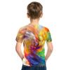Baby Boy Cartoon Casual T-shirt Girl Abstract Fashion T-shirt Summer Short-sleeved O-neck T-shirt