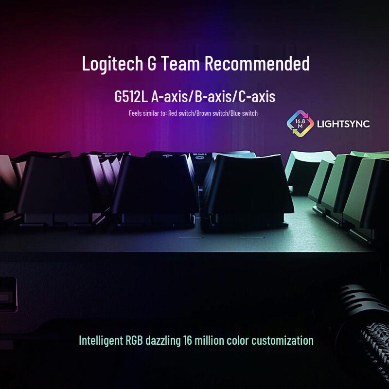 Logitech Механическая игровая клавиатура G512 CARBON RGB