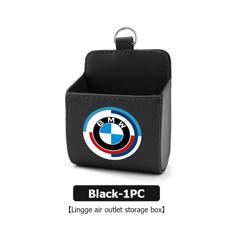 FA3-Car Phone Holder Pouch Hanging Storage Outlet Air Vent Trash Box For BMW X1 X3 E39 E46 E30 E36 E87 E60 E90 F26 G02 E70 F15 E53