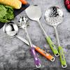 Stainless Steel Kitchenware Set Household Cooking Utensils Soup Spoon Large StrainerStir-frying Spatula Cooking Spoon and Spatula