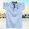Мужские рубашки на пуговицах с коротким рукавом, летние футболки на пуговицах, повседневная базовая футболка, однотонные футболки, мягкие удобные топы, классическая спортивная футболка для мужчин