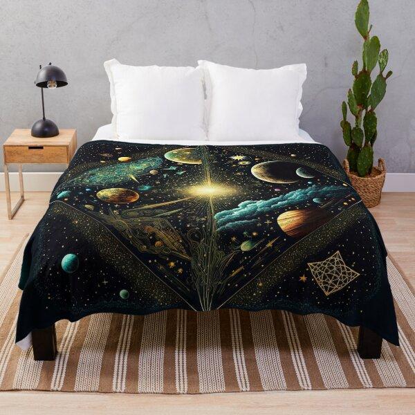 Solar System Asteroid Themed Blanket Gift Blanket for Boys Home Decoration Blanket Nap Blanket