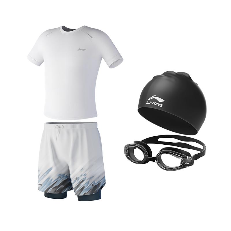 Купальные комплекты Li Ning Мужские Умеренные LNYW821-5+LNKW022-1