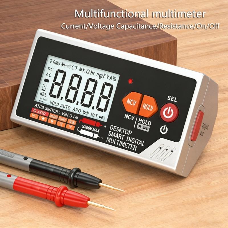 Desktop Multimeter Providing Voice Assistance Temperature Measurement And Auto Shutdown Feature NCV Test Laboratory Tool
