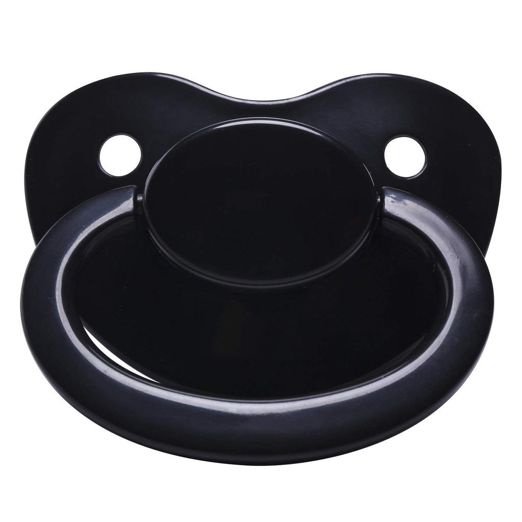 LittleForBig Adult Pacifier [Reproduces Mom's Nipple] 3-Color Set: White, Green, and Black