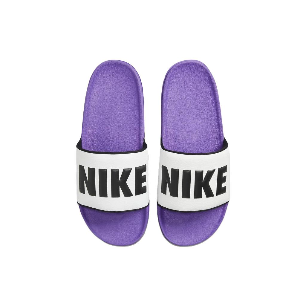Nike Универсальные шлепанцы Offcourt Унисекс Обувь Белый Фиолетовый Красный BQ4639-103