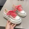 Canvas Shoes Female 2025 Summer Ins Versatile Thick Bottom Plate Shoes Spring And Autumn Casual Shoes TP229