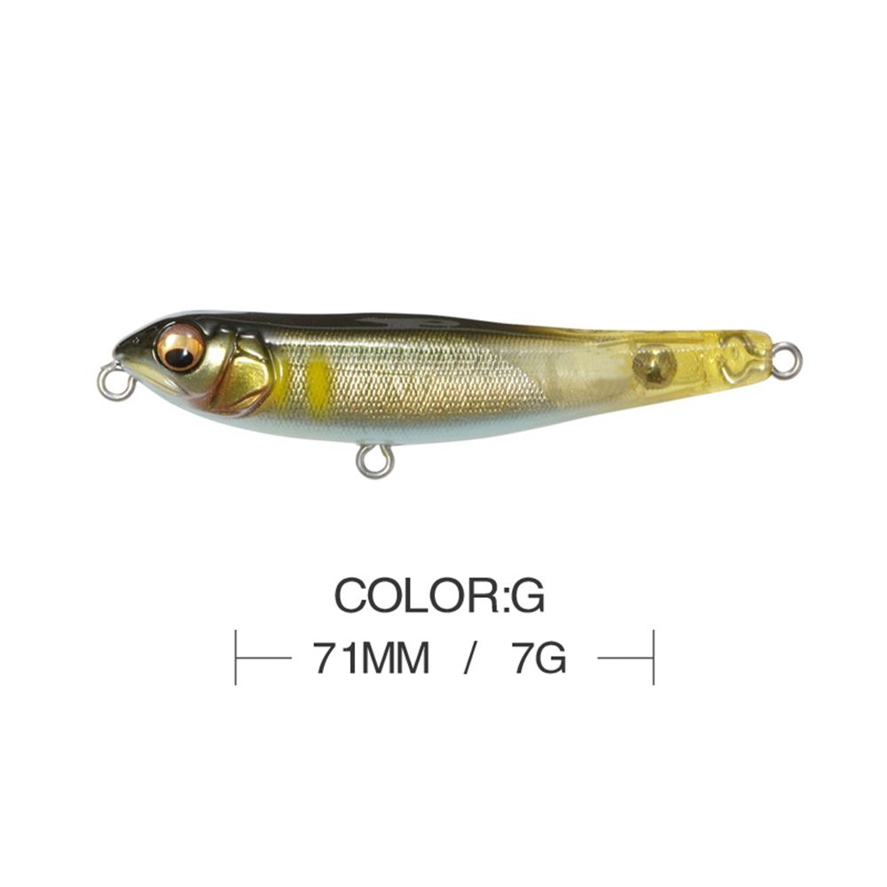 Outdoor Tackle Useful Minnow Lures Pencil Baits with Steel Ball Fish Hooks Winter Fishing