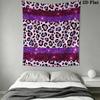 Y2K Leopard Print Wall Tapestry Aesthetic Wall Hanging Printed Fabric Blanket Decorative Tapestries for Bedroom Living Room Home Decor