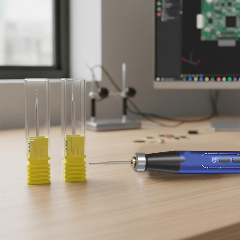 Ergonomic Sliding Thread Extractors Drill Bit Sliding Thread Removal Tool Grinder Pen For Electronics Repair Drill Bit