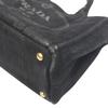 PRADA denim Canapa Tote Bag denim black Women B2439G Used