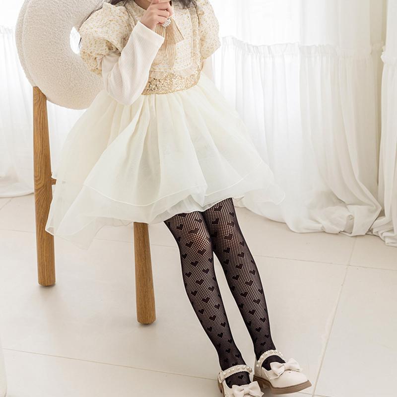 Летняя Мода Девочки Колготки Нейлон Дышащая Сетка Белый Черный Детские Колготки Принцессы Эластичность Леггинсы Для 3-12 Лет