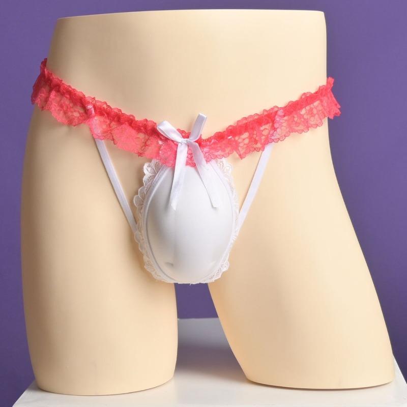 Большой размер 3D мешочек-трусики Sissy Японские мужские стринги G-стринги Поддельная девушка Ролевые игры Нижнее белье Кроссдрессер Ночная одежда
