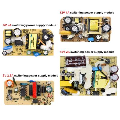 Модуль импульсного источника питания AC100V-240V в DC 5V 2A/2.5A 12V 1A/2A, переключение, защита от перенапряжения и перегрузки по току, защита от короткого замыкания