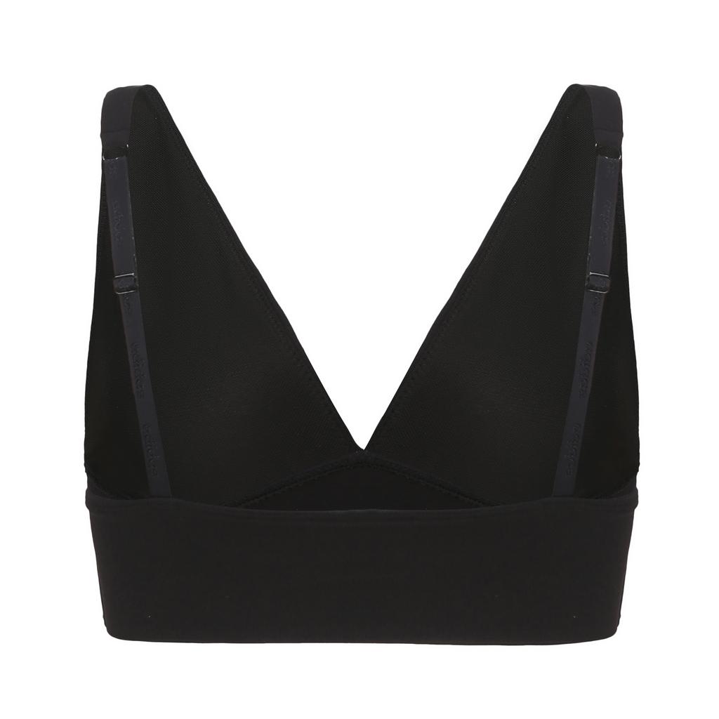 Adidas Легкий бесшовный глубокий V-образный регулируемый спортивный бюстгальтер женское нижнее белье черный 4A7H69-000