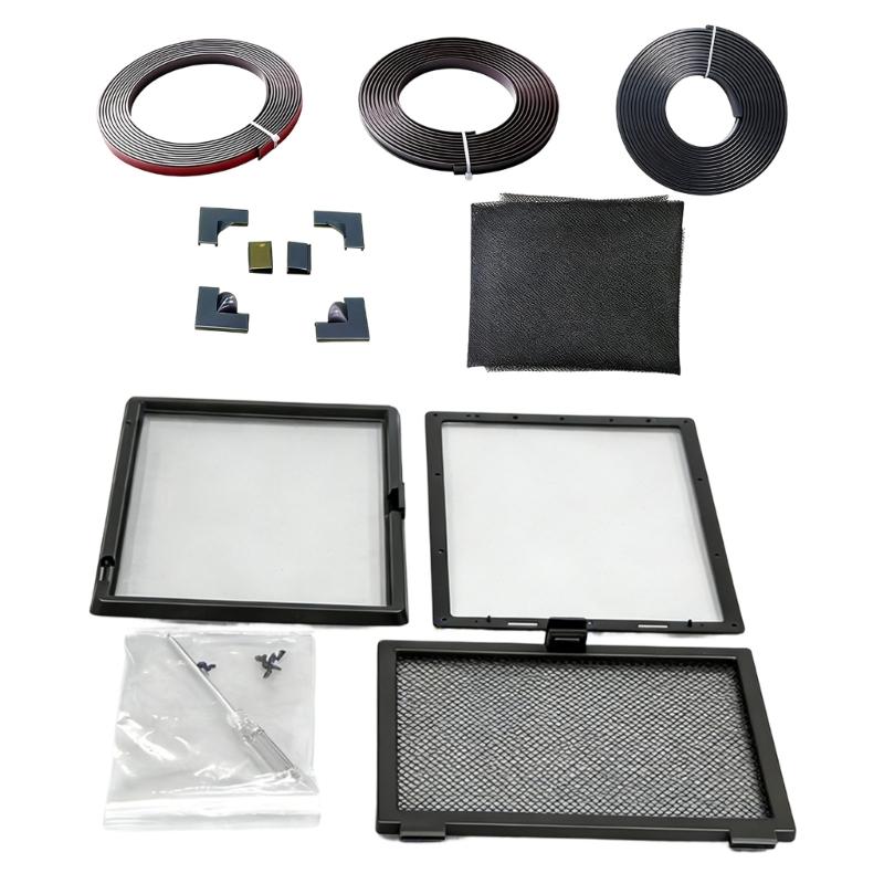 Replacement Magnetic Fish Tanks Guard Net Prevents Jumping Includes Sturdy Mounting Holders