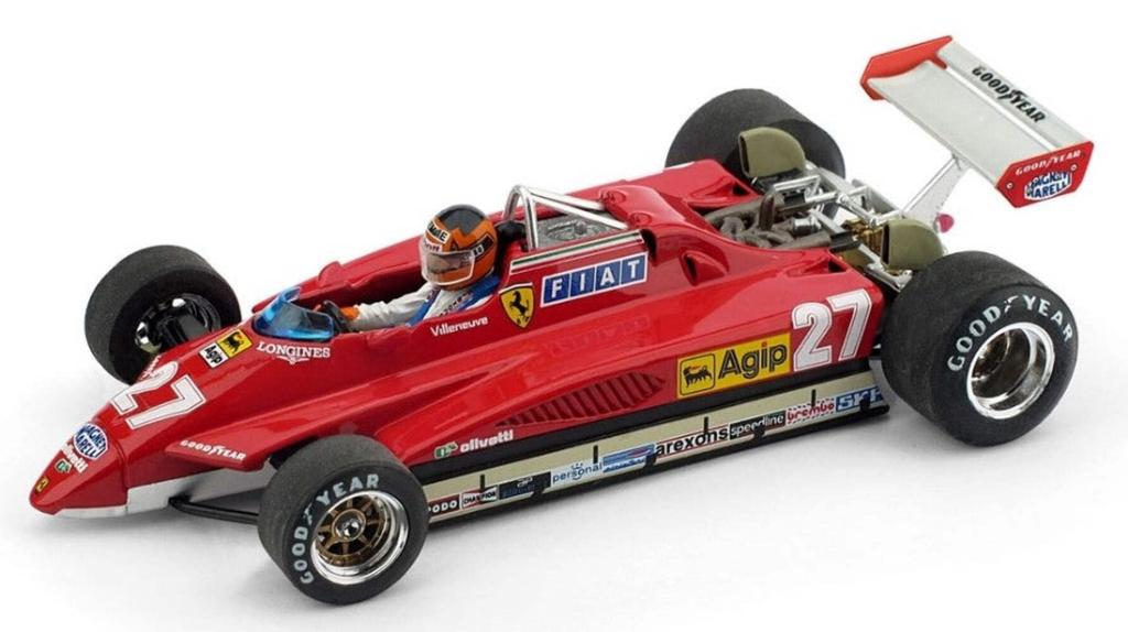 Blum Ferrari 126 C2 82 Гран-при Сан-Марино 2-е место Villeneuve R267CH #27 1/43