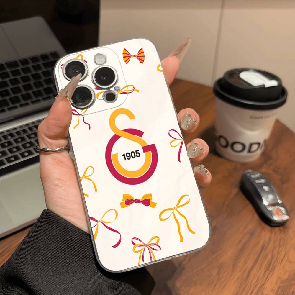Футбольная команда Галатасарай Чехол для телефона для IPhone 17 16 15 14 13 12 11 Pro Max Plus Мягкий чехол Персонализированный Сделай сам