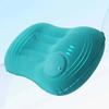 1Pcs Travel Press Inflatable Cushion Lumbar Cushion Square Inflatable Pillow Cushion Portable Foldable Outdoor Inflatable Pillow
