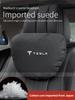 Car Headrest Neck Support Seat Lumbar cushion Breathable Soft Neck Pillow Waist pad For Tesla Model 3 Model Y Model S Model X