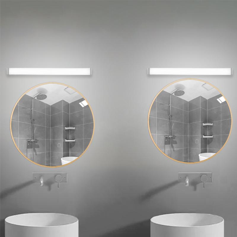Modern LED Mirror Front Light Acrylic Long Lighting Bathroom Bedroom Vanity Mirror Lighting Indoor Led Lamp Lustre